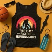 This Is My Bigfoot Hunting Squatchy Sasquatch Tank Top thumb 4