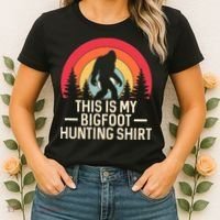 This Is My Bigfoot Hunting Squatchy Sasquatch Women's T-Shirt thumb 2