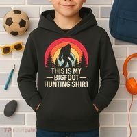 This Is My Bigfoot Hunting Squatchy Sasquatch Kids Hoodie thumb 2
