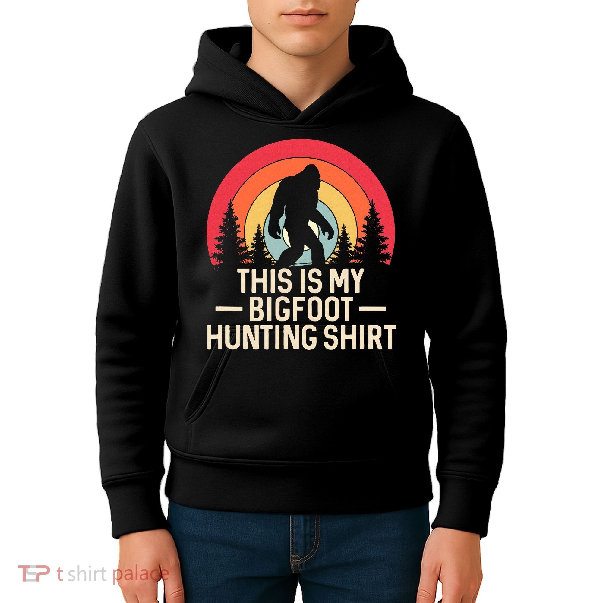 This Is My Bigfoot Hunting Squatchy Sasquatch Kids Hoodie