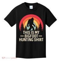 This Is My Bigfoot Hunting Squatchy Sasquatch Kids T-Shirt thumb 0