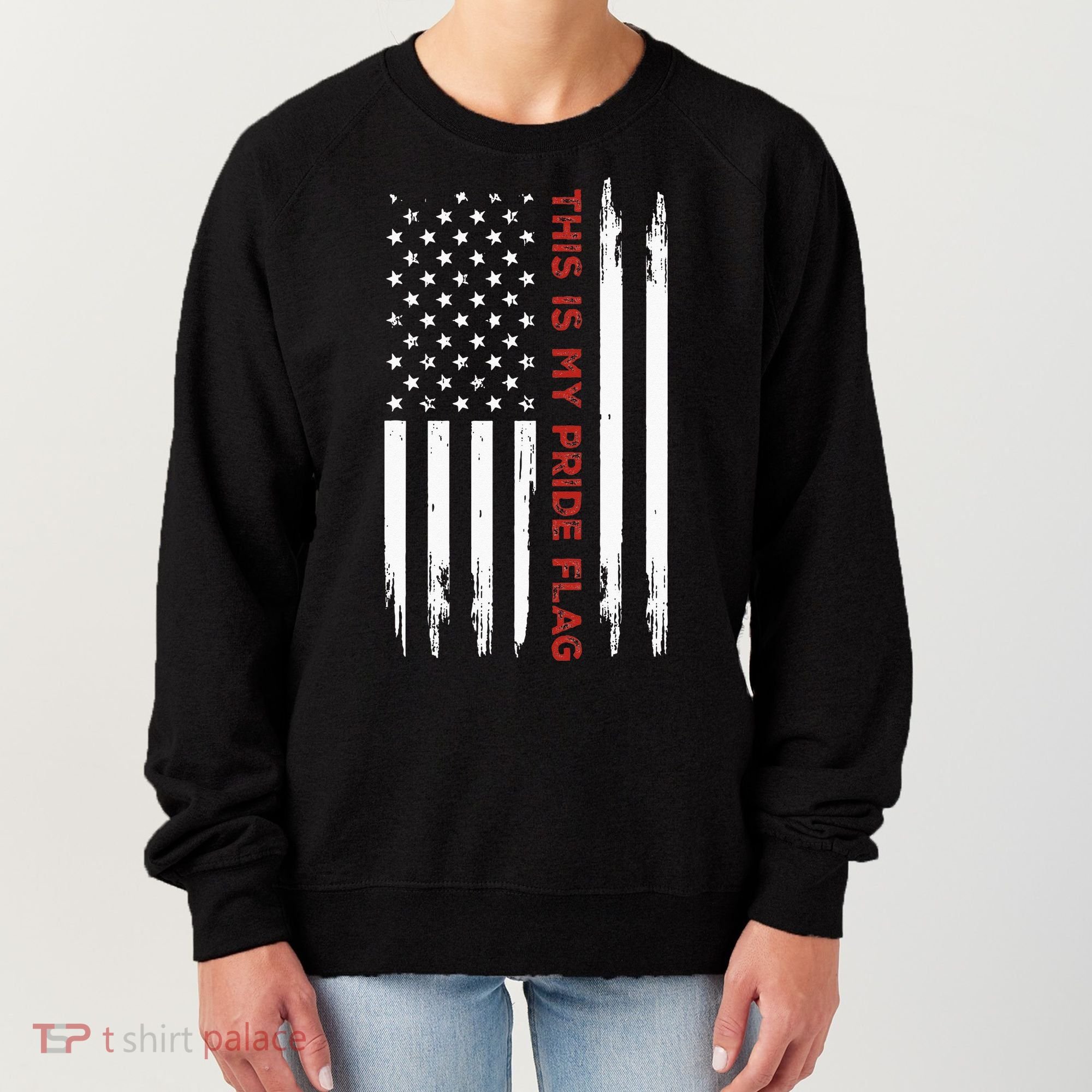 This Is My Pride Flag USA American 4th Of July Women's Sweatshirt
