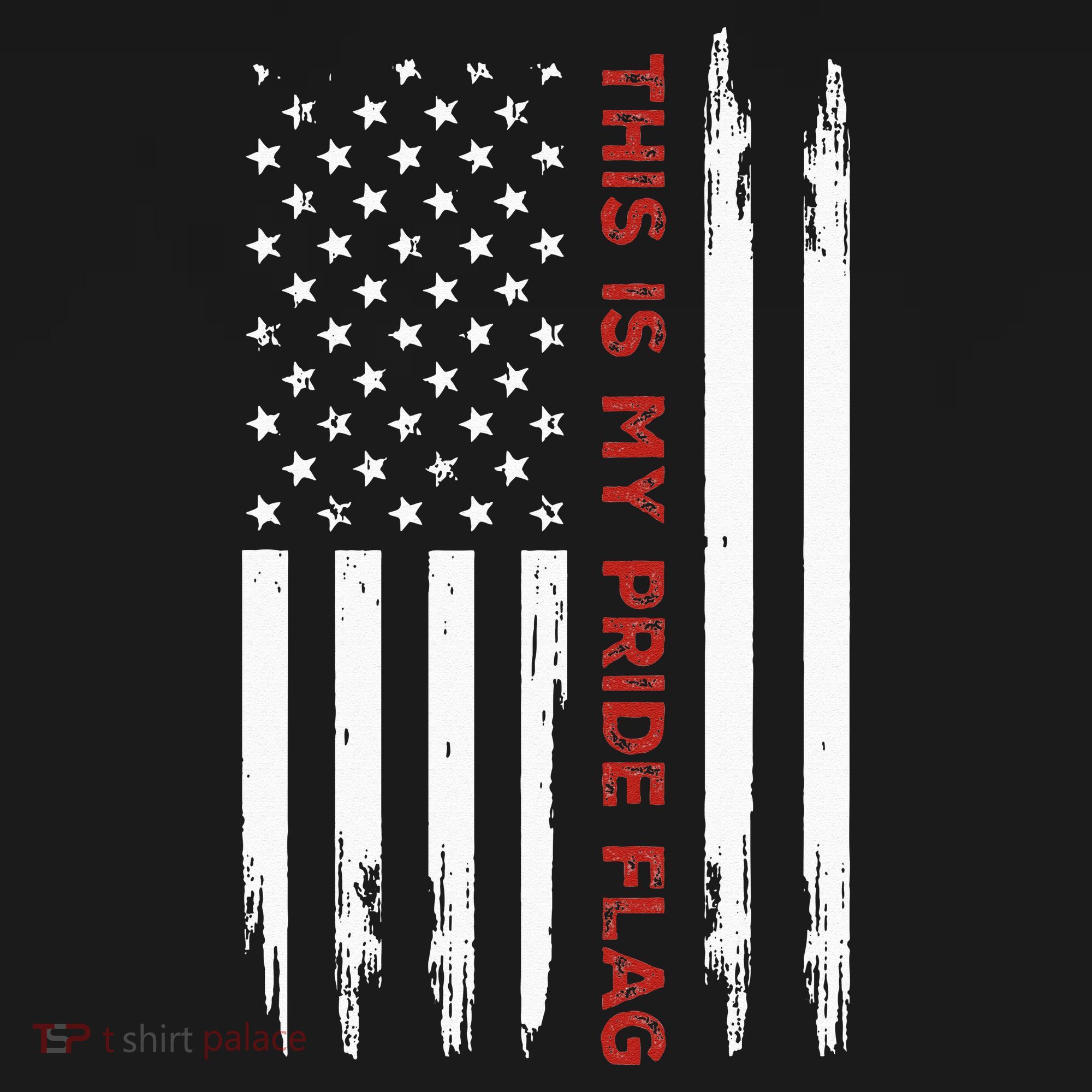 This Is My Pride Flag USA American 4th Of July T-Shirt