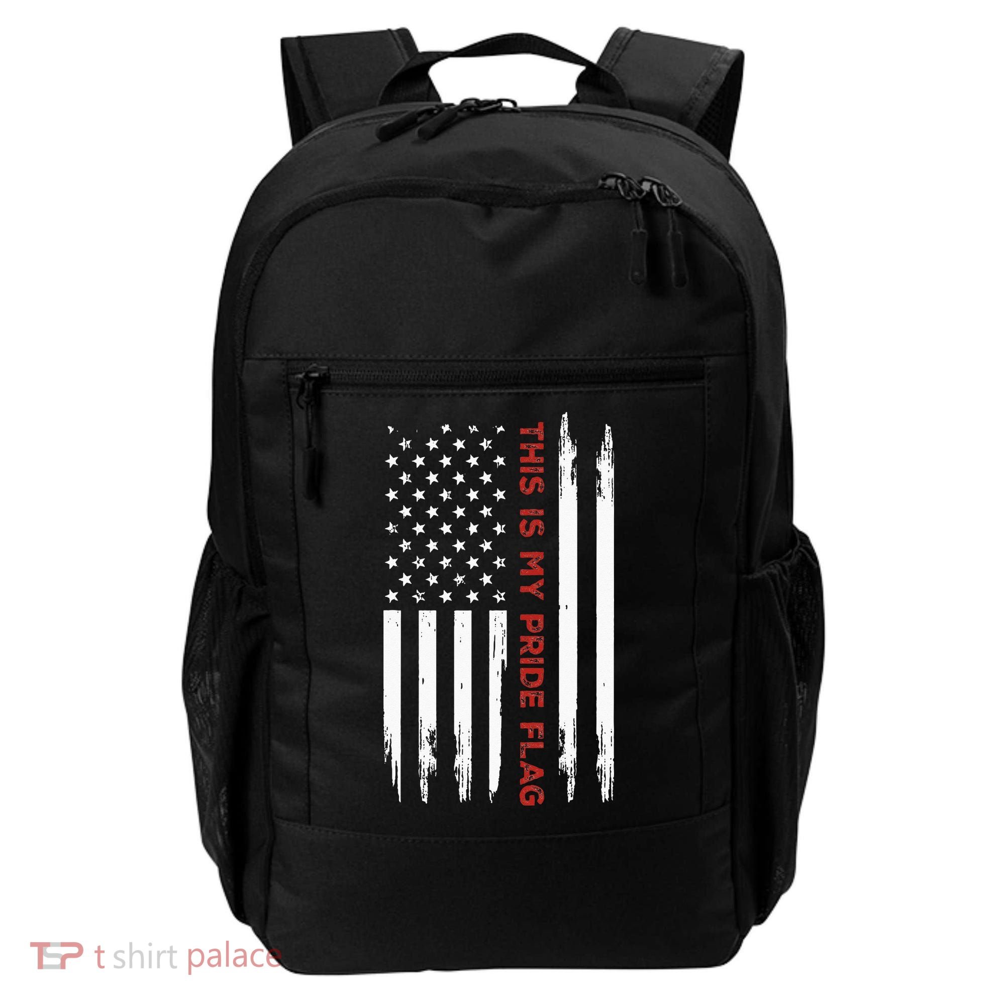This Is My Pride Flag USA American 4th Of July Backpack