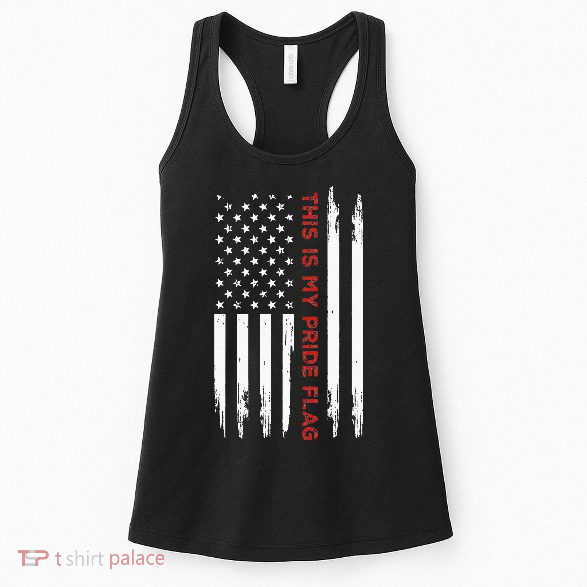 This Is My Pride Flag USA American 4th Of July Women's Tank Top