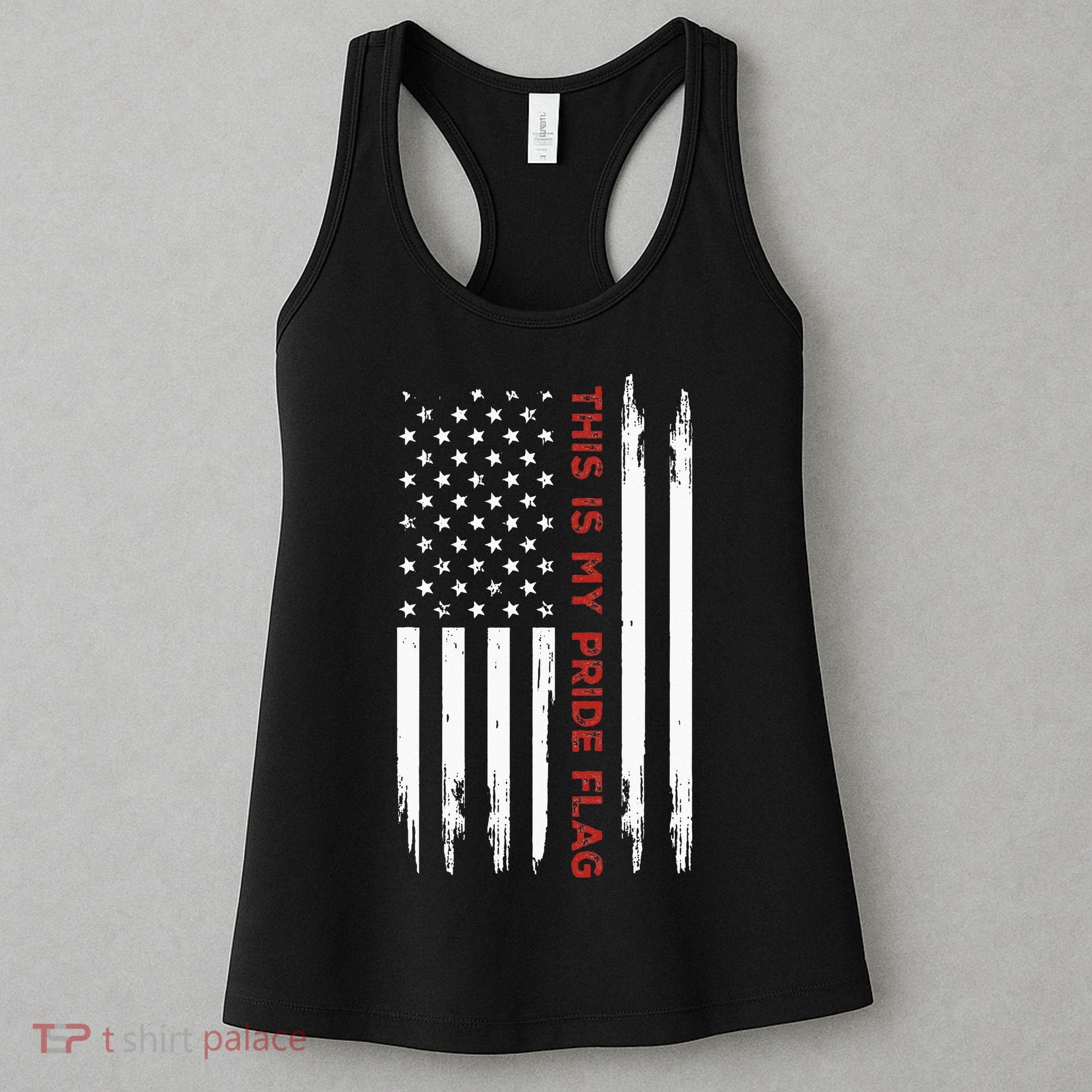 This Is My Pride Flag USA American 4th Of July Women's Tank Top