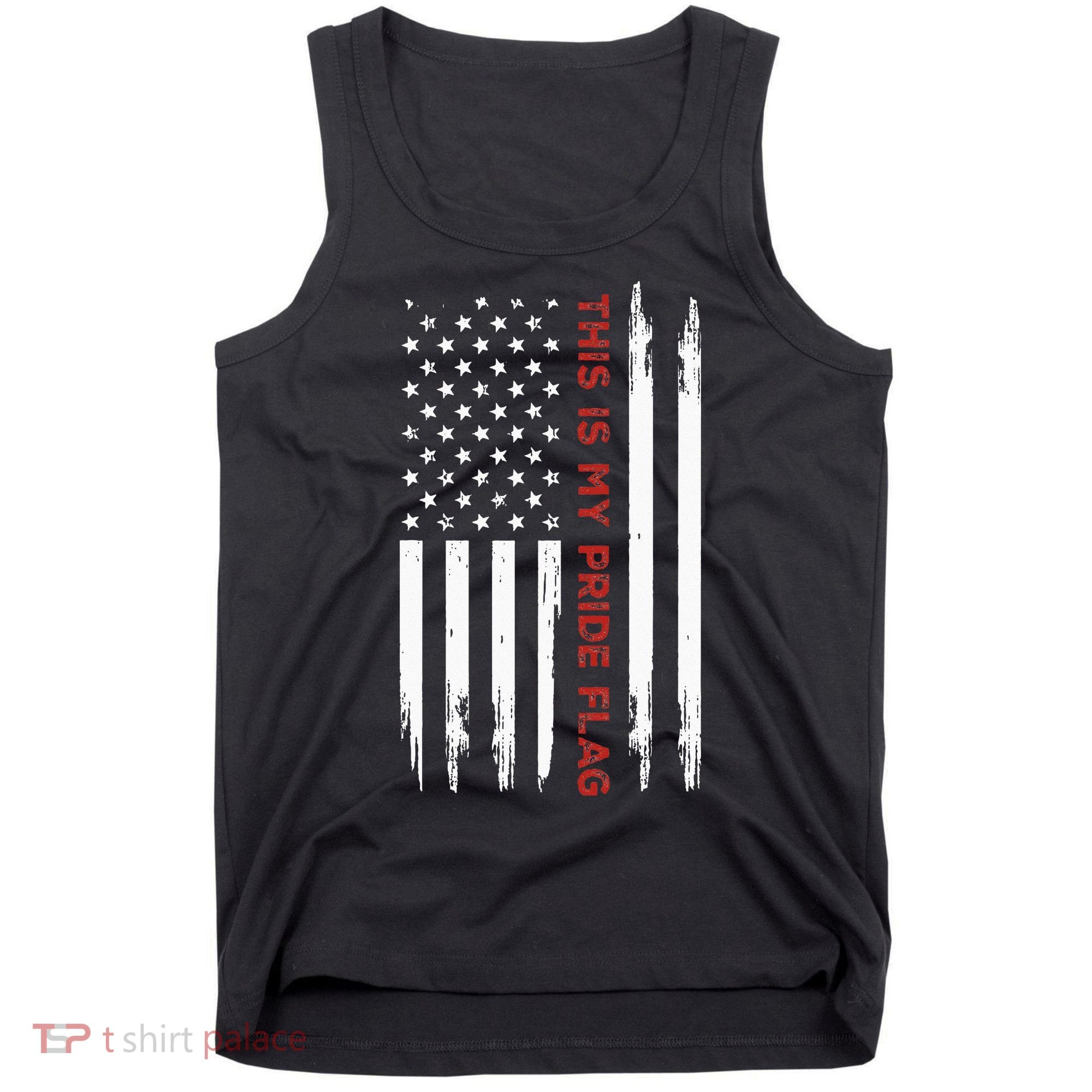 This Is My Pride Flag USA American 4th Of July Tank Top