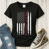 This Is My Pride Flag USA American 4th Of July Women's T-Shirt thumb 3