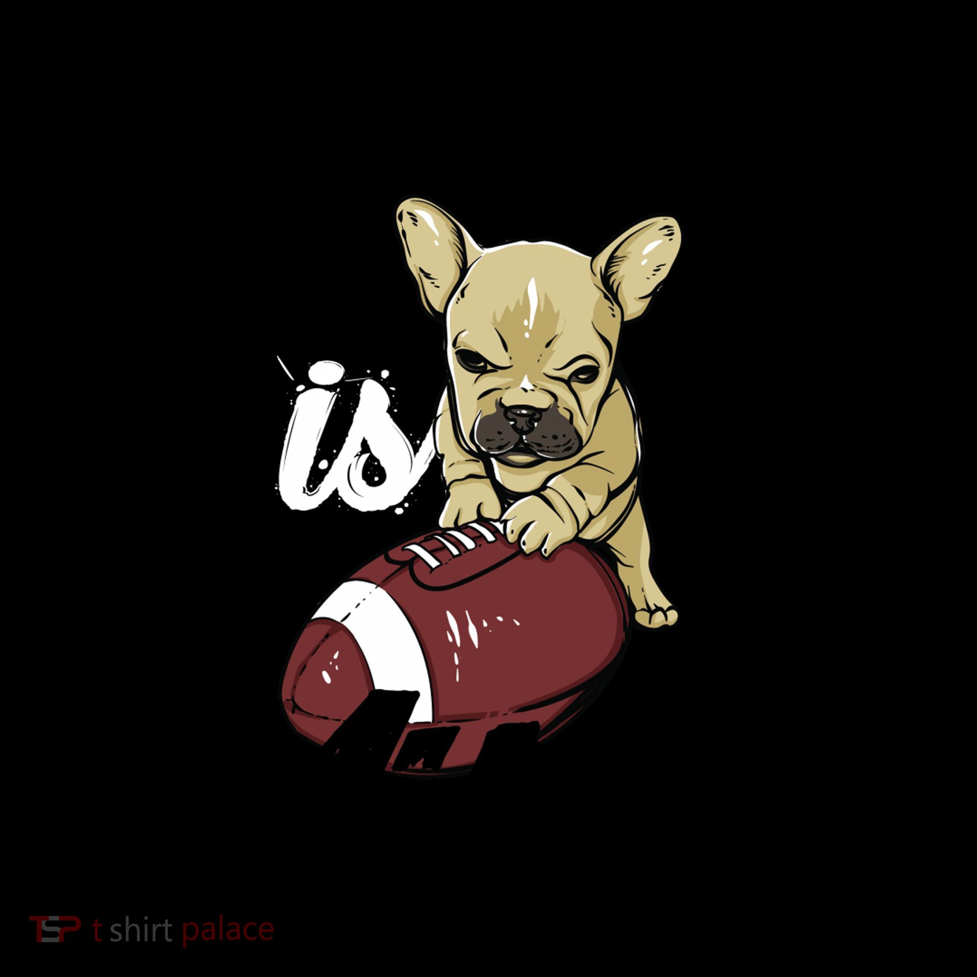 This Is Mine Cute Football Dog Women's Hoodie