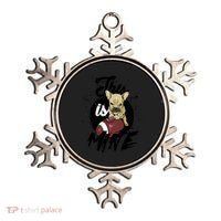 This Is Mine Cute Football Dog Ornament thumb 0