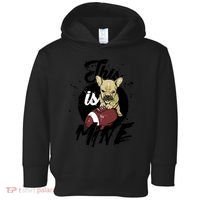 This Is Mine Cute Football Dog Toddler Hoodie thumb 0