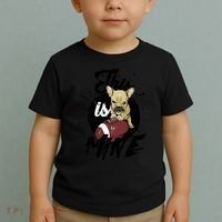 This Is Mine Cute Football Dog Toddler T-Shirt thumb 2