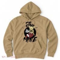 This Is Mine Cute Football Dog Hoodie thumb 0