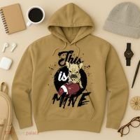 This Is Mine Cute Football Dog Hoodie thumb 3