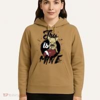 This Is Mine Cute Football Dog Hoodie thumb 5