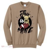 This Is Mine Cute Football Dog Sweatshirt thumb 0