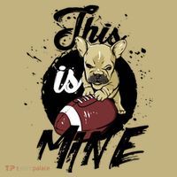This Is Mine Cute Football Dog Sweatshirt thumb 2