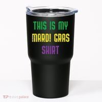 This Is My Mardi Gras Funny Outfit Women Tumbler thumb 0