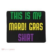 This Is My Mardi Gras Funny Outfit Women Mousepad thumb 0