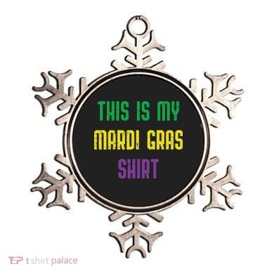 This Is My Mardi Gras Funny Outfit Women Ornament