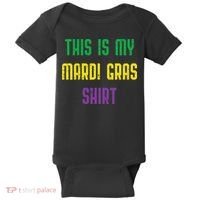 This Is My Mardi Gras Funny Outfit Women Baby Bodysuit thumb 0