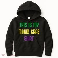 This Is My Mardi Gras Funny Outfit Women Kids Hoodie thumb 0