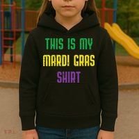 This Is My Mardi Gras Funny Outfit Women Kids Hoodie thumb 3