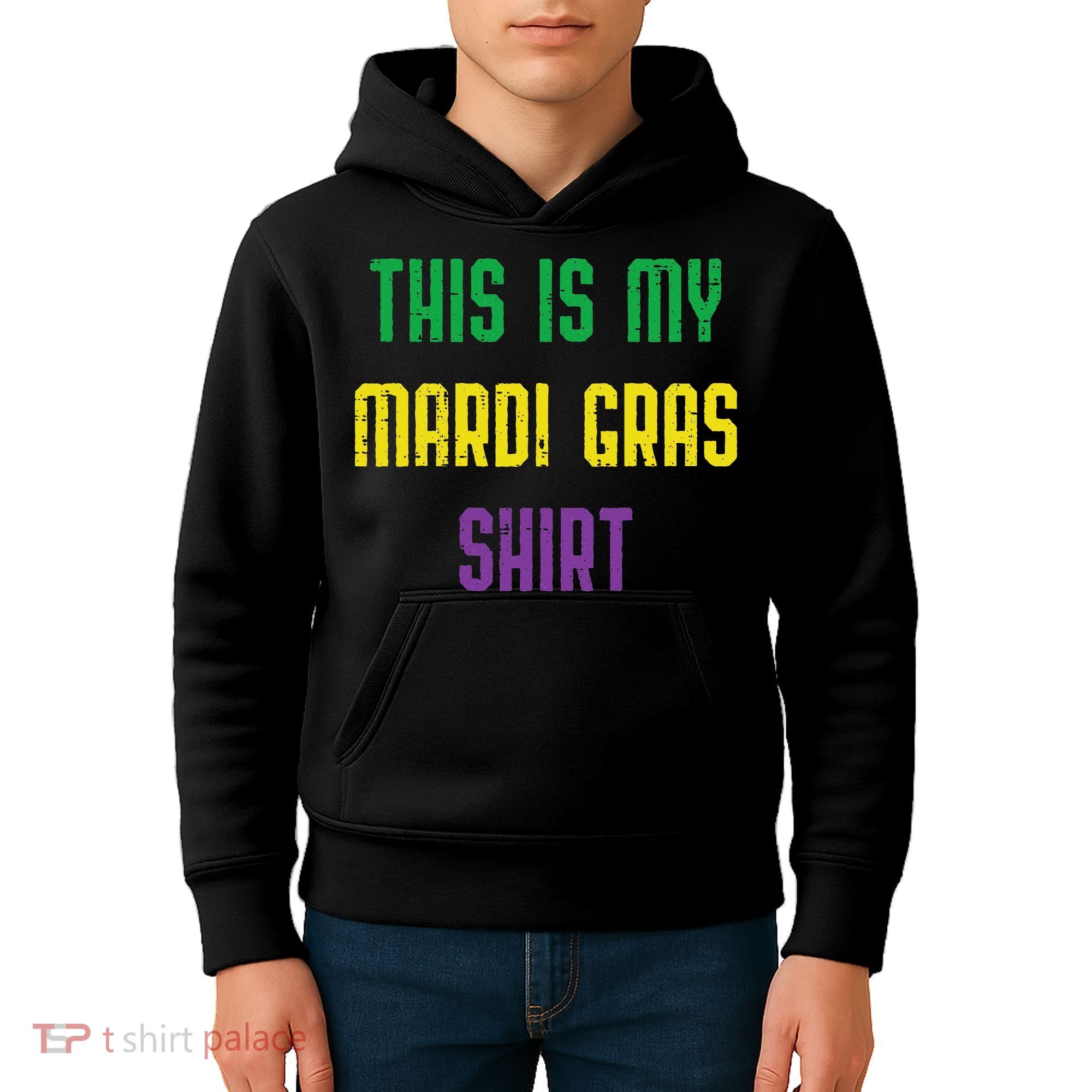 This Is My Mardi Gras Funny Outfit Women Kids Hoodie