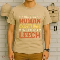 This Is My Human Costume IM Really A Leech T-Shirt thumb 6