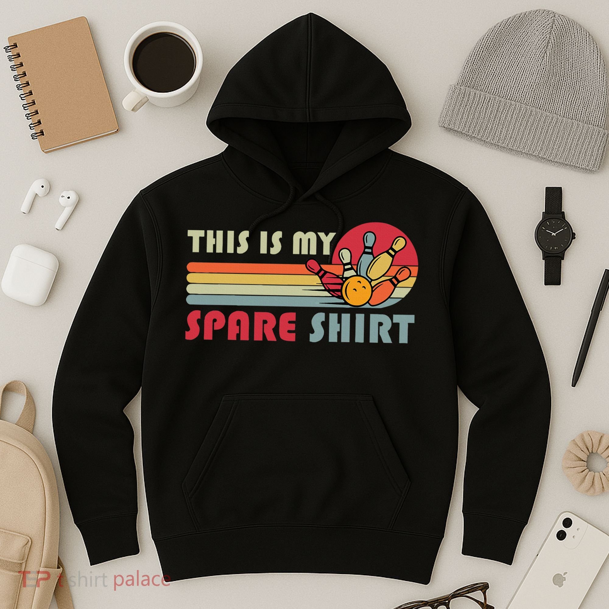 This Is My Spare Bowling Bowler Funny Team Hoodie