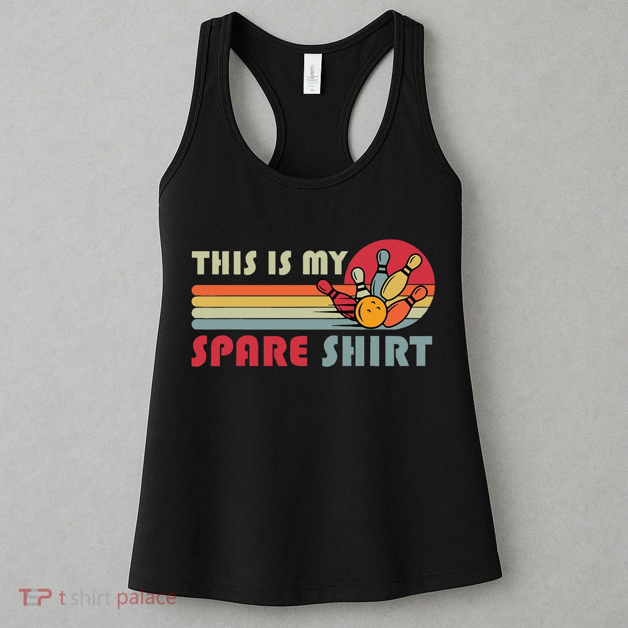This Is My Spare Bowling Bowler Funny Team Women's Tank Top