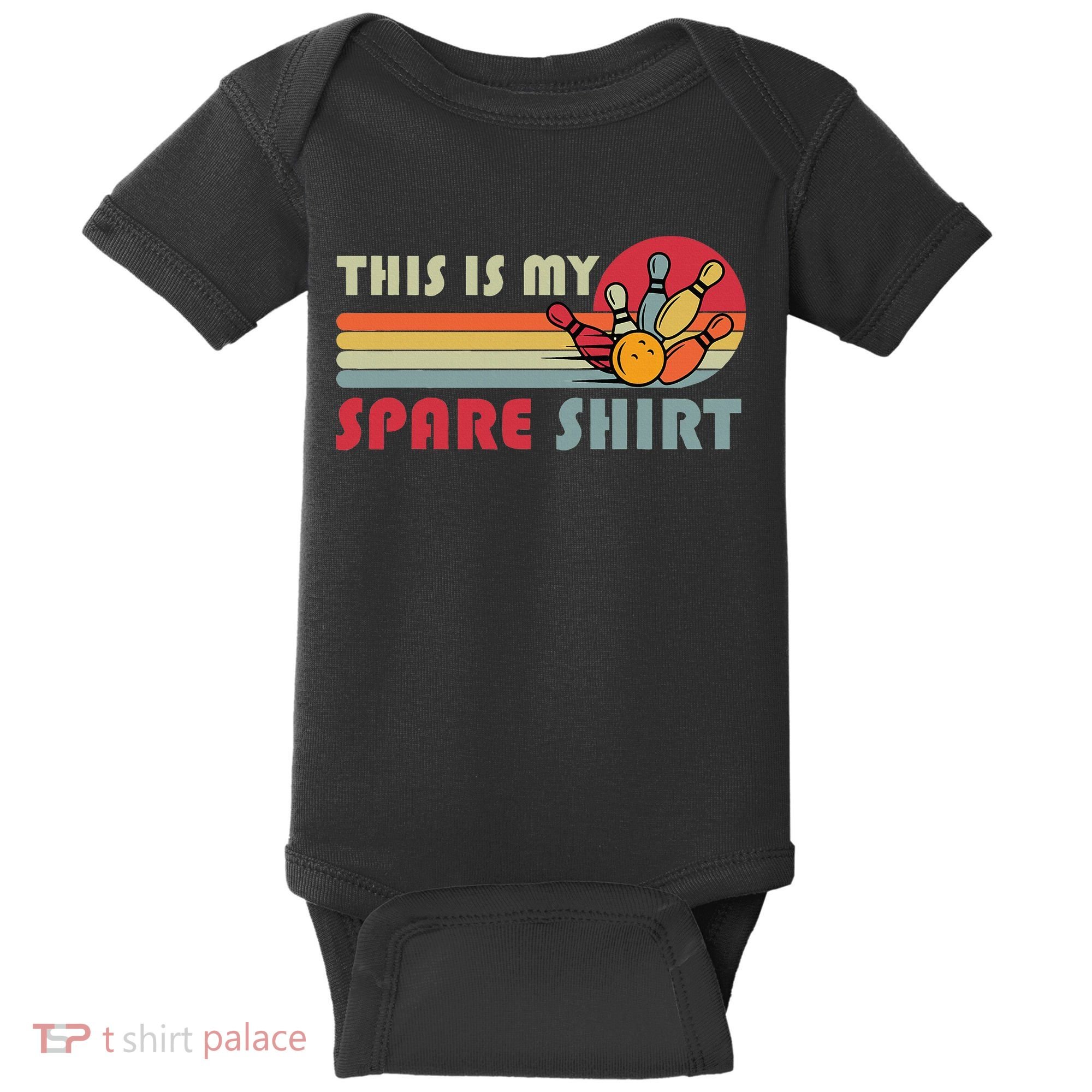 This Is My Spare Bowling Bowler Funny Team Baby Bodysuit