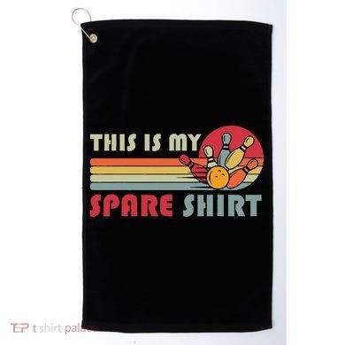 This Is My Spare Bowling Bowler Funny Team Golf Towel