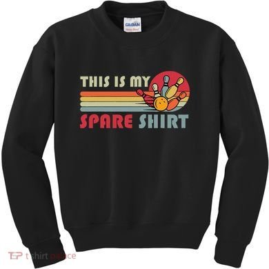 This Is My Spare Bowling Bowler Funny Team Kids Sweatshirt