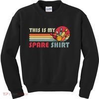 This Is My Spare Bowling Bowler Funny Team Kids Sweatshirt thumb 0