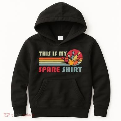 This Is My Spare Bowling Bowler Funny Team Kids Hoodie