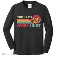 This Is My Spare Bowling Bowler Funny Team Kids Long Sleeve Shirt thumb 0