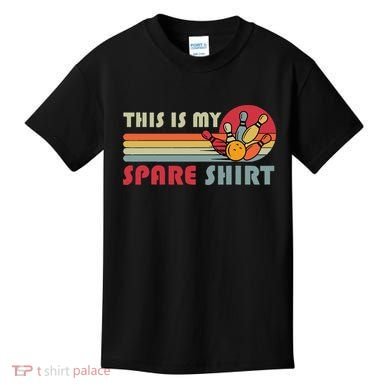 This Is My Spare Bowling Bowler Funny Team Kids T-Shirt