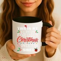 This Is My ItS Too Hot For Ugly Christmas Sweaters Coffee Mug thumb 3
