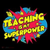 Teaching Is My Superpower Retro Comic Teacher Visor thumb 3