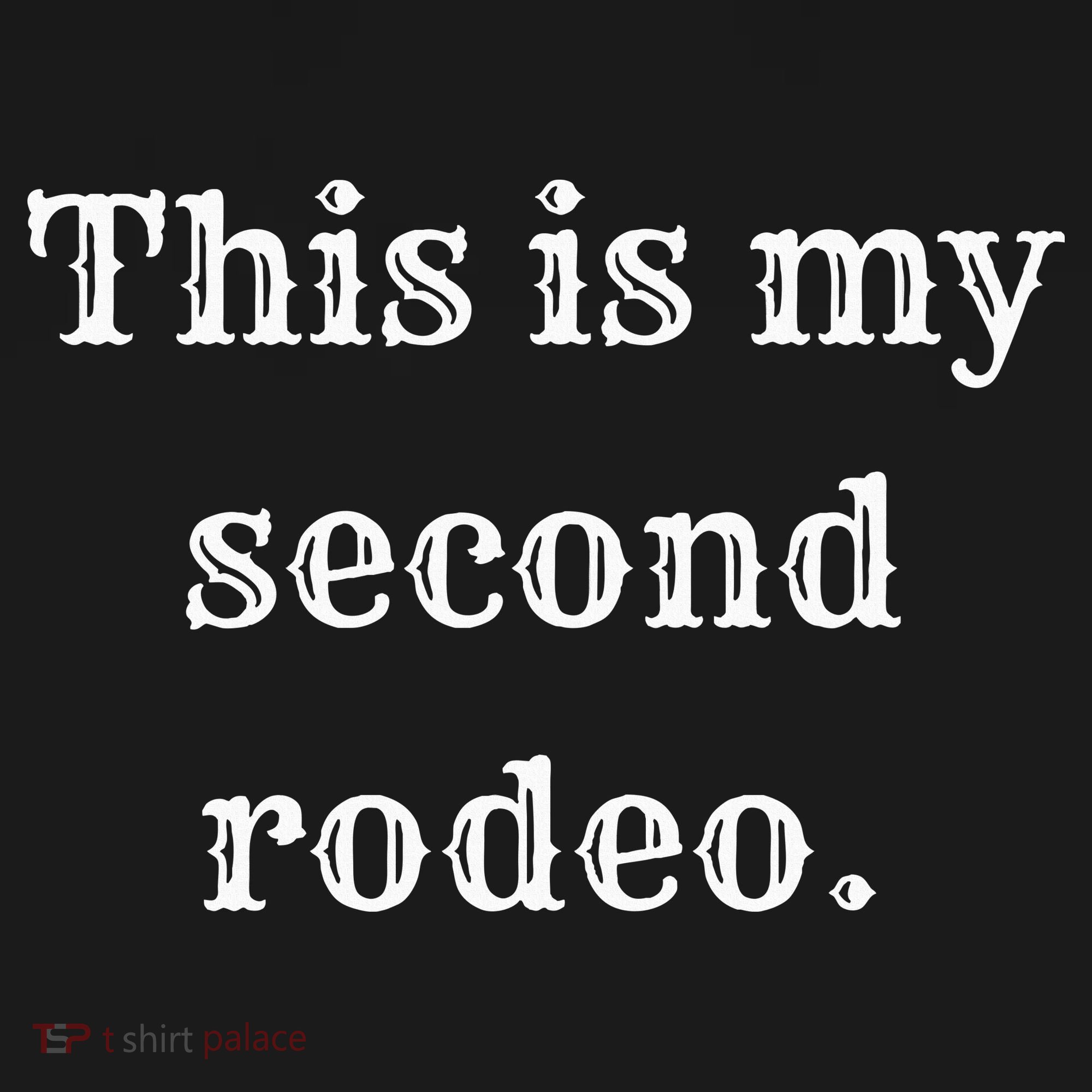 This Is My Second Rodeo Toddler T-Shirt