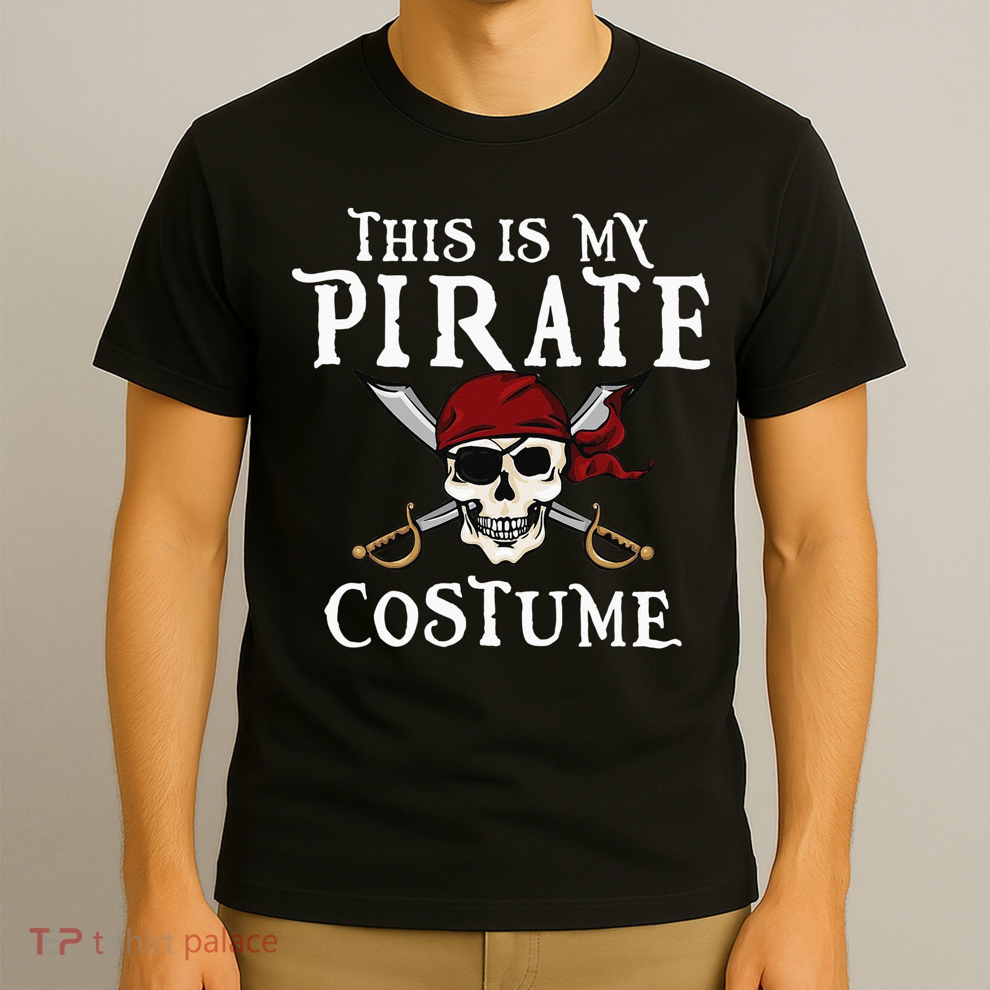 This Is My Pirate Costume Halloween Party Family Matching T-Shirt
