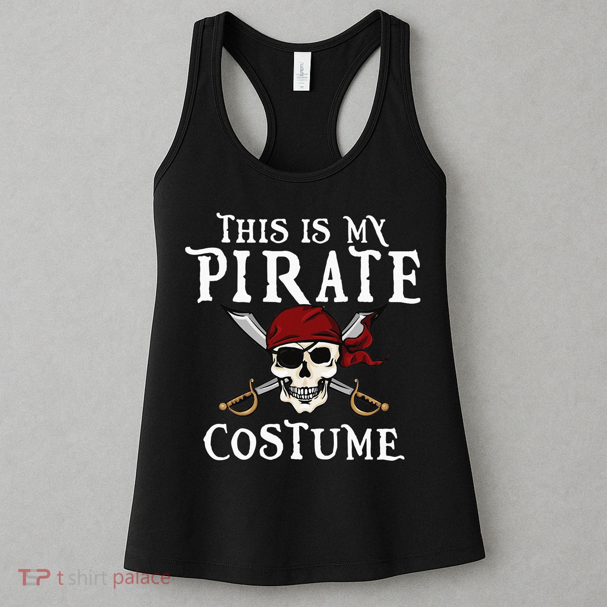 This Is My Pirate Costume Halloween Party Family Matching Women's Tank Top