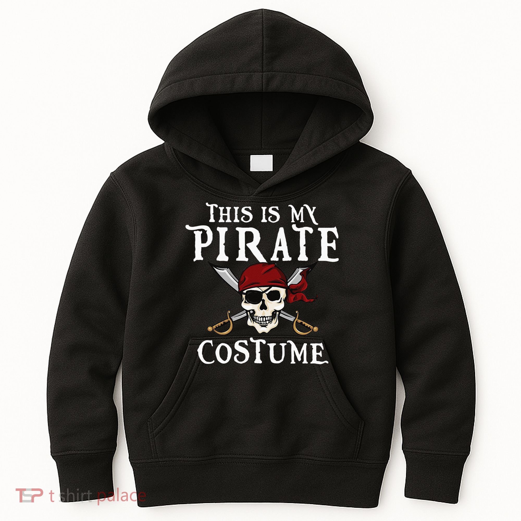 This Is My Pirate Costume Halloween Party Family Matching Kids Hoodie