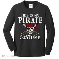 This Is My Pirate Costume Halloween Party Family Matching Kids Long Sleeve Shirt thumb 0
