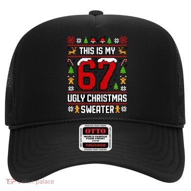 This Is My 67 Ugly Christmas Sweater 6-7 Meme Gen Alpha Hat
