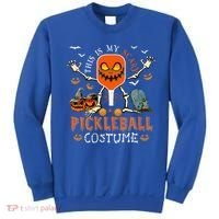 This Is My Scary Pickleball Costume Halloween Skeleton Lover Sweatshirt thumb 0