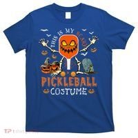 This Is My Scary Pickleball Costume Halloween Skeleton Lover T-Shirt thumb 0