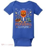 This Is My Scary Pickleball Costume Halloween Skeleton Lover Baby Bodysuit thumb 0