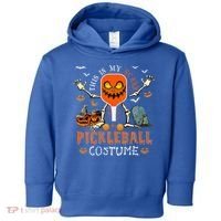 This Is My Scary Pickleball Costume Halloween Skeleton Lover Toddler Hoodie thumb 0